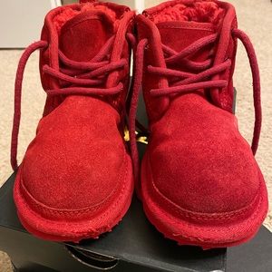 Red Uggs Kids Size 12